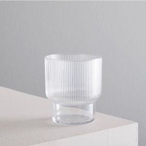 West Elm Fluted Acrylic Glassware-Short
